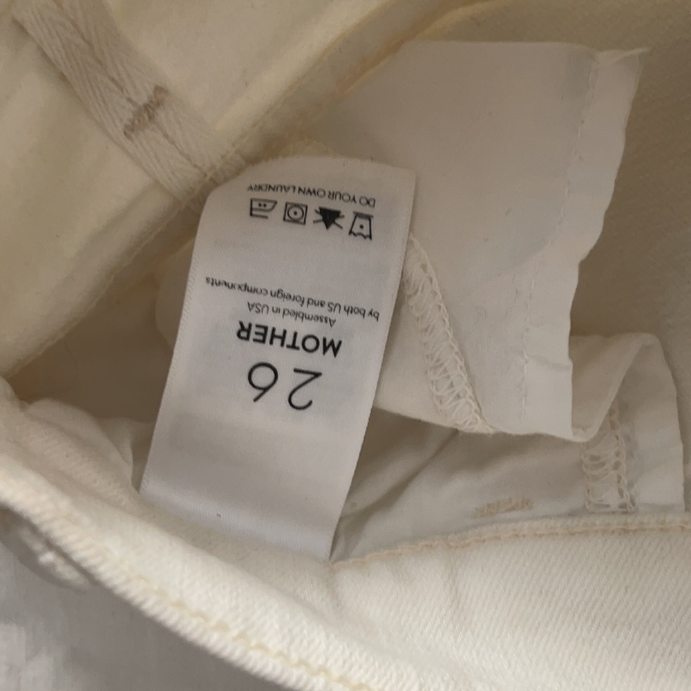 Mother Denim White Jeans - Picture 6 of 7